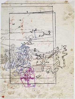 Gael Stack, Forty-one Songs No.20, 2010
Ink, graphite, oil on vellum, 11 7/8 x 9 in. (30.2 x 22.9 cm)
GST-048