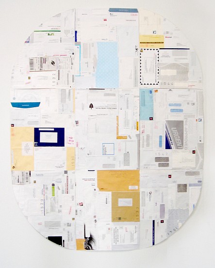 James Drake, Urgent Express II, 2016
envelopes mounted on archival paper, 72 x 57 in.
JDR-060