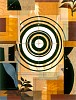 Andrew Young, Untitled (c-301), Leaves and Lanterns series
2005, Mixed Media collage on museum board